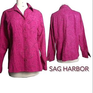SAG HARBOR PETITE BLOUSE